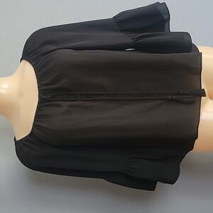 Black Sheer Blouse